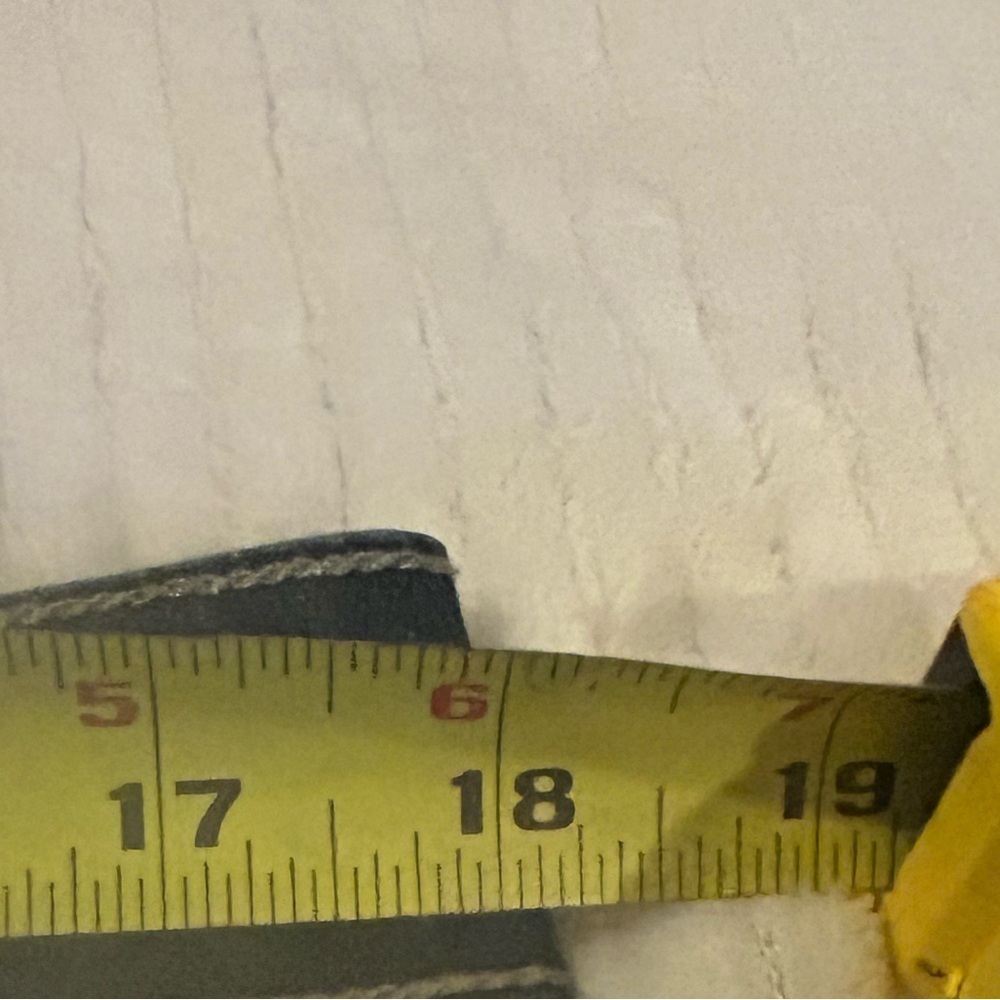 High Rise Bermuda Short Patchwork Distressed 36”N… - image 5